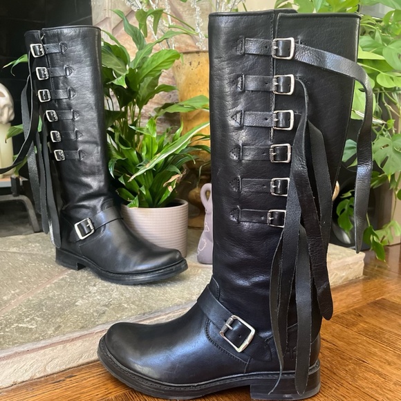 Frye Veronica Strap Tall Boot Size 8.5